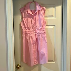 Derek Lam IO Crosby pink, knee length, cotton shirt dress! Never worn or washed!